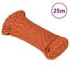 vidaXL Valties virvė, oranžinės spalvos, 3mm, 25m, polipropilenas