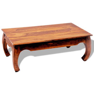 vidaXL Kavos staliukas, 40 cm, masyvi akacijos mediena