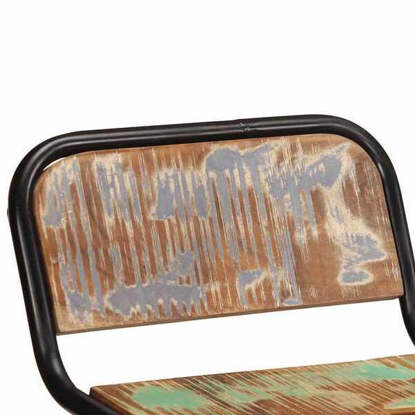 vidaXL Baro taburetės, 4vnt., 46x35,5x70 cm, perdirbtos medienos