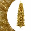 vidaXL Dirbtinė liekna Kalėdų eglutė su burbulais 180 cm 300 LED
