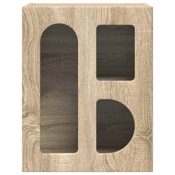 vidaXL Naktinis staliukas Sonoma ąžuolas 40 x 35 x 50 cm