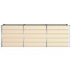 vidaXL Lovelis Ivory 240 x 80 x 75 cm Plienas