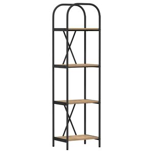 vidaXL Knygų lentyna Amatininkų ąžuolas 40 x 30 x 146 cm