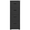 vidaXL Spintelė dokumentams, antracito spalvos, 46x62x133cm, plienas