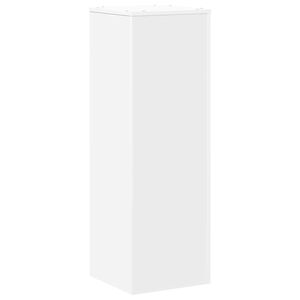 vidaXL Stovas augalams, baltos spalvos, 33x33x100cm, apdirbta mediena