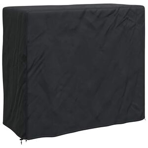 vidaXL Malkinės dangtis 61 x 122 x 106 cm 420D Oksfordo audinys Juoda