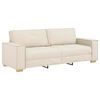 vidaXL Sofa 2 pcs Smėlio 220 x 80 x 84 cm Lino mi&scaron;inio audinys