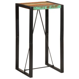 vidaXL Baro stalas, 60x55x110cm, perdirbtos medienos masyvas