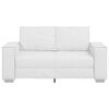 vidaXL Sofa Balta 160 x 80 x 84 cm audinys