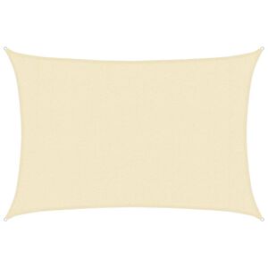 vidaXL Uždanga nuo saulės, kreminės spalvos, 3x5m, HDPE, 160g/m&sup2;