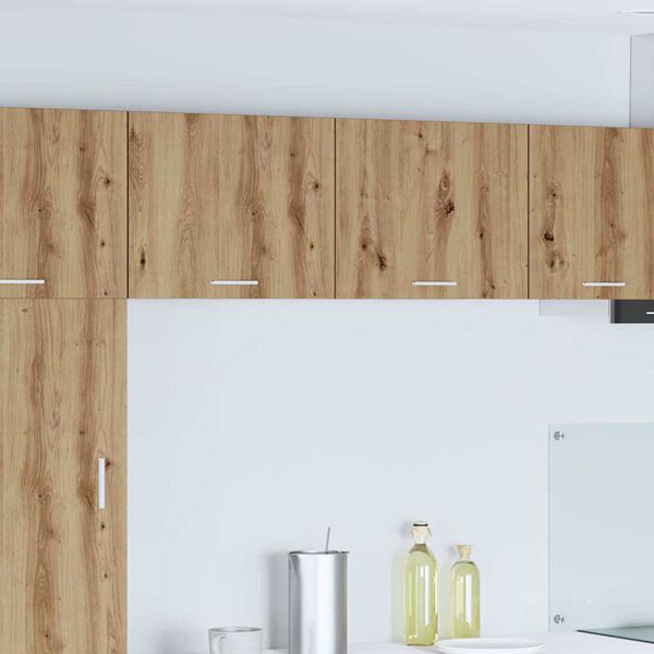 vidaXL Pakabinama spintelė 2 pcs Amatininkų ąžuolas ir baltas