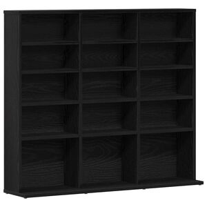 vidaXL CD spintelė, juodo ąžuolo spalvos, 100x23x89,5 cm, inžinerinė mediena