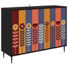 vidaXL Kabalas ESSEN Juodojo ąžuolo 102 x 33 x 76 cm Apdirbta mediena
