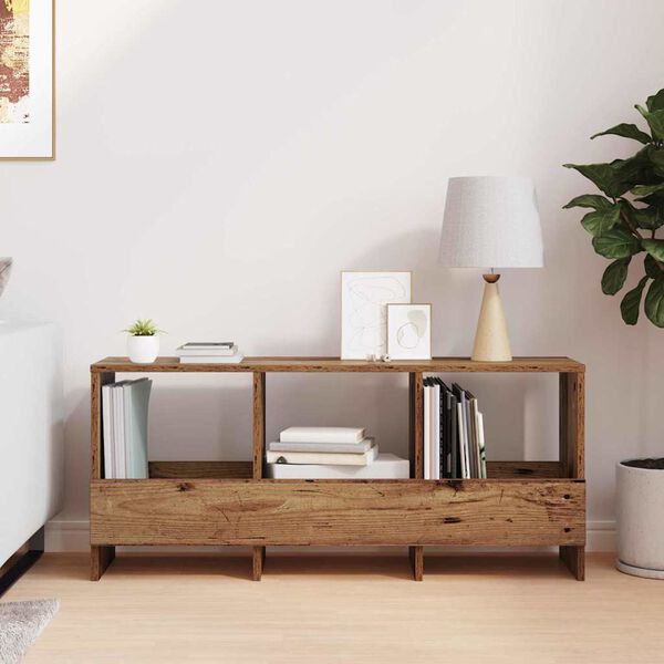 vidaXL Žurnalų stovas Senas medis 102 x 30 x 45 cm