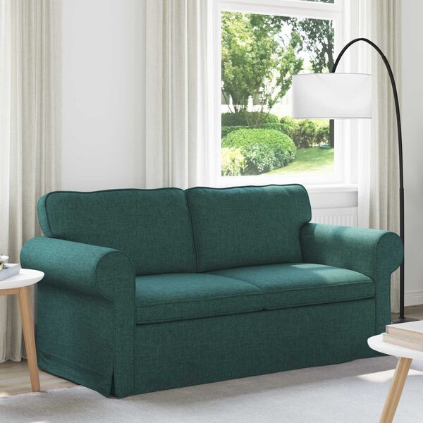 vidaXL Sofa Tamsiai žalia Bendri matmenys: 175 x 82 cm (P X G x A)