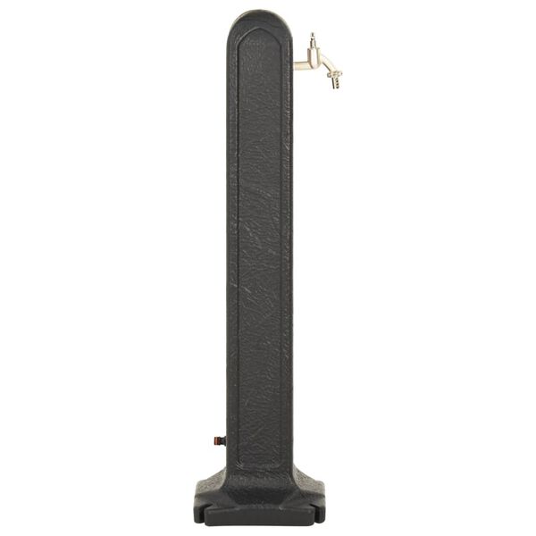 vidaXL Sodo vandens kolonėlė su maišytuvu, antracito, akmens imitacija