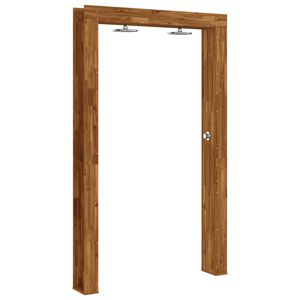 vidaXL Lauko du&scaron;as 226 cm Kietas akacijos medis ir nerūdijančio plieno