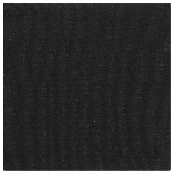 vidaXL Sienų plokštės, 12vnt., juodos, 30x30cm, audinys, 1,08m²