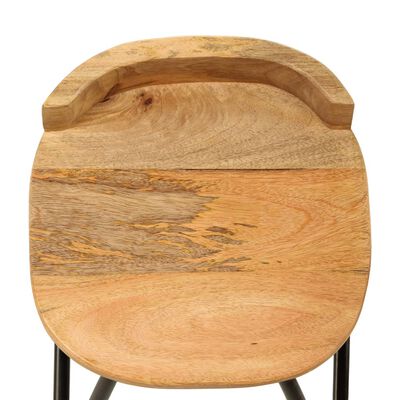 vidaXL Baro kėdės, 2vnt., mango medienos masyvas