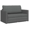 vidaXL Sofa lova Tamsiai pilka 124 x 71 x 78 cm audinys