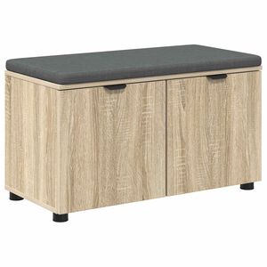 vidaXL Koridoriaus suolas su pagalve Sonoma ąžuolas 80 x 38 x 46 cm