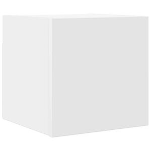 vidaXL Sieninė televizoriaus spintelė, balta, 30,5x30x30cm