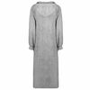 vidaXL Antklodė-džemperis su gobtuvu KINN Pilka XXL Medvilnė