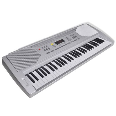 Elektrinė klaviatūra + reguliuojamas klaviatūros stovas, 61 klavišas