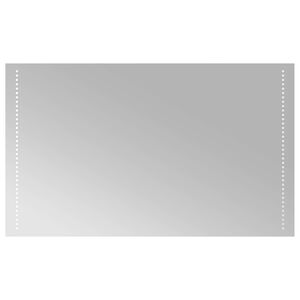 vidaXL LED vonios veidrodis Skaidrus 100 x 60 cm grūdintas stiklas