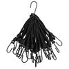 vidaXL Bungee Virvelė su kabliukais, 25vnt., 17cm