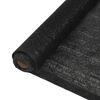 vidaXL Privatumo suteikiantis tinklelis, juodas, 2x25 m, HDPE