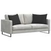 vidaXL Sofa Pagalvės 2 pcs Juoda 70 x 50 cm audinys