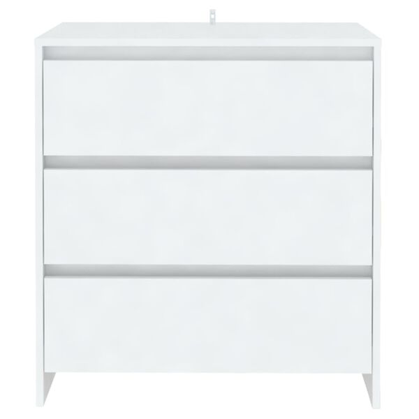 vidaXL Šoninė spintelė, baltos spalvos, 70x41x75cm, apdirbta mediena