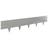 vidaXL Vejo kra&scaron;tas 20 pcs 100 x 20 cm Plienas Sidabrinė