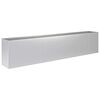 vidaXL Sodo vazonas Sidabrinė 280 x 40 x 60 cm Galvanizuotas plienas