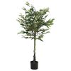 vidaXL Dirbtinis fikusas, žalios spalvos, 130cm, 480 lapai