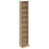 vidaXL CD spinta Artisano ąžuolo 33 x 23,5 x 175 cm Apdirbta mediena