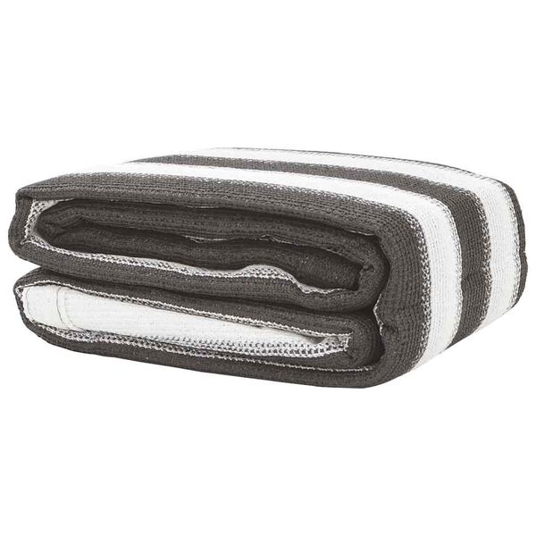 vidaXL Palapinės kilimėlis, antracito ir baltos spalvos, 250x300cm