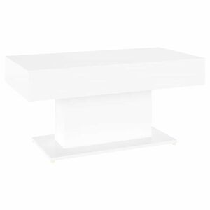 vidaXL Kavos staliukas, baltos spalvos, 96x50x45cm, apdirbta mediena