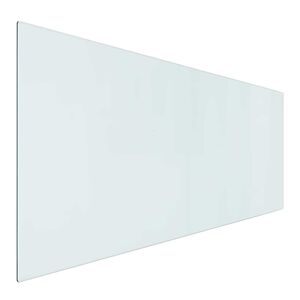 vidaXL Židinio stiklo plok&scaron;tė Skaidrus 120 x 50 cm Stiklas