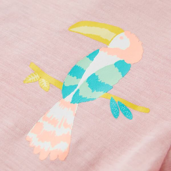 Vaikiški marškinėliai, šviesiai rožinės spalvos, 116 dydžio