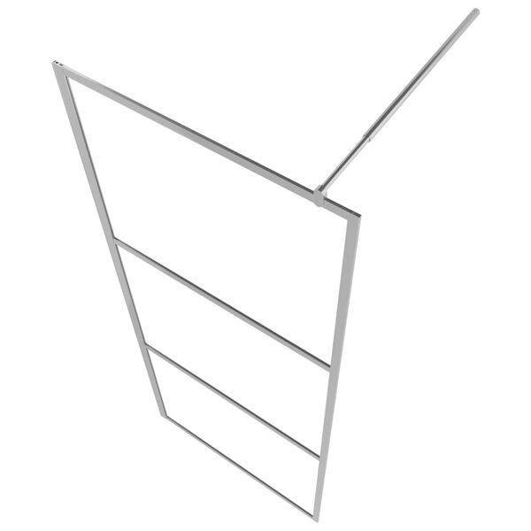 vidaXL Dušo sienelė su pusiau matiniu ESG stiklu, 90x195cm