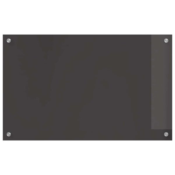 vidaXL Virtuvės užpakalinė plokštė Tamsiai pilka 80 x 50 x 0,6 cm