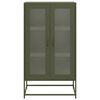 vidaXL Highboard Olive Green 68x39x123 cm Plienas