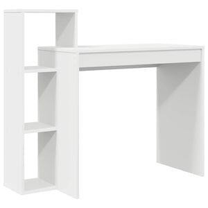 vidaXL Stalas Balta Apdirbta mediena 100 x 40 x 90 cm