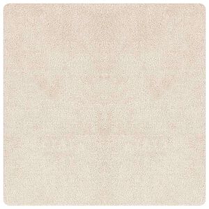 vidaXL Neslystantis plaukuotas kilimas Kreminė 120 x 120 cm PP