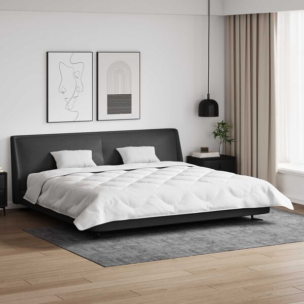 vidaXL Antklodė su pagalvėmis su pagalve 3 pcs Balta