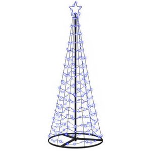 vidaXL LED spiralinė Kalėdų eglutė su pagrindu EKENAS 180 cm 220 LED