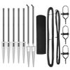 vidaXL Suvirintas vielinis tvoras su smailiais galais Plienas ir PVC
