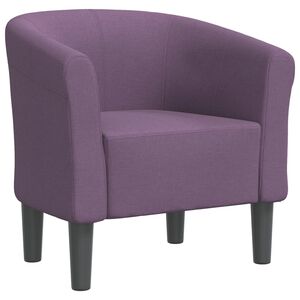 vidaXL Krėslas, violetinės spalvos, audinys